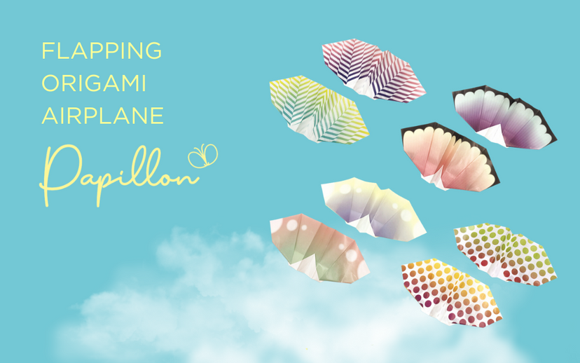 Papillon Origami Airplanes - Modern Display
